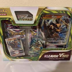 Pokemon TCG: Kleavor VStar Special Collection Box New Factory Sealed