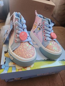 Girls Bluey shoes size 5 new