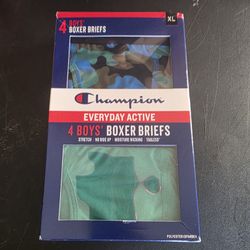 NEW Boys Champion Boxer Briefs, XL