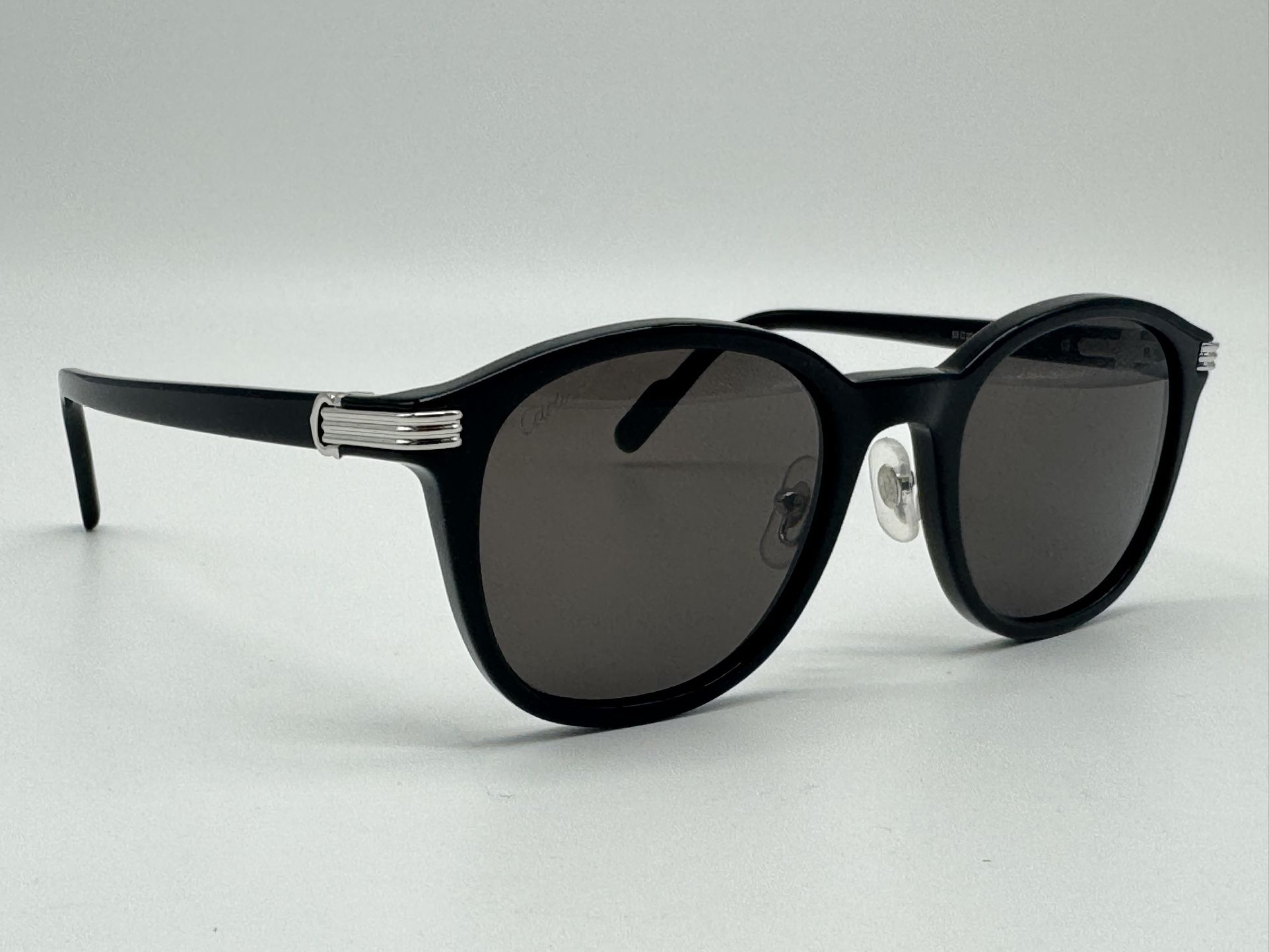 PREMIERE C DE CARTIER SILVER OVAL SUNGLASSES CT0302S 005 NEW 100% GENUINE ~$1095
