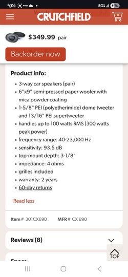 Have some car audio for sale.
Vx Fred