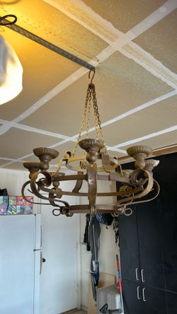 Rustic Candle Chandelier
