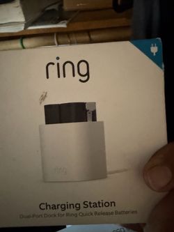Ring Dual-Port Charging Station for Quick Release Batteries