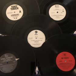 Hip Hop 12” Vinyl Promo Record Singles Lot Of 5