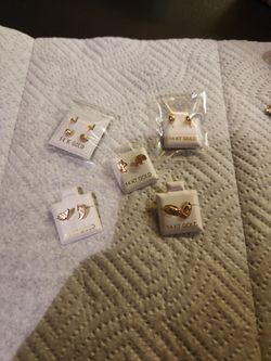 Aretes De Nin̈a 14 K Garantisado