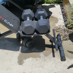 foldable bench with weights