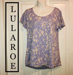 Lularoe Women Sz S Lilac/beige High/Low