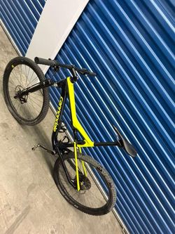 Cannondale Scalpel Si Large 2 Mens Carbon FS Mountain Bike in Yellow / Blue
