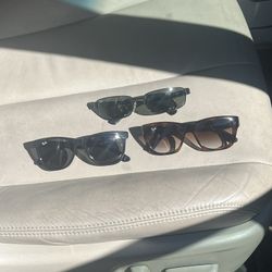 3 Ray-Ban sunglasses 