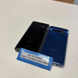 Samsung Galaxy S10 Unlocked - Pay $1 DOWN AVAILABLE - NO CREDIT NEEDED