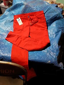 Red Skinny Jean