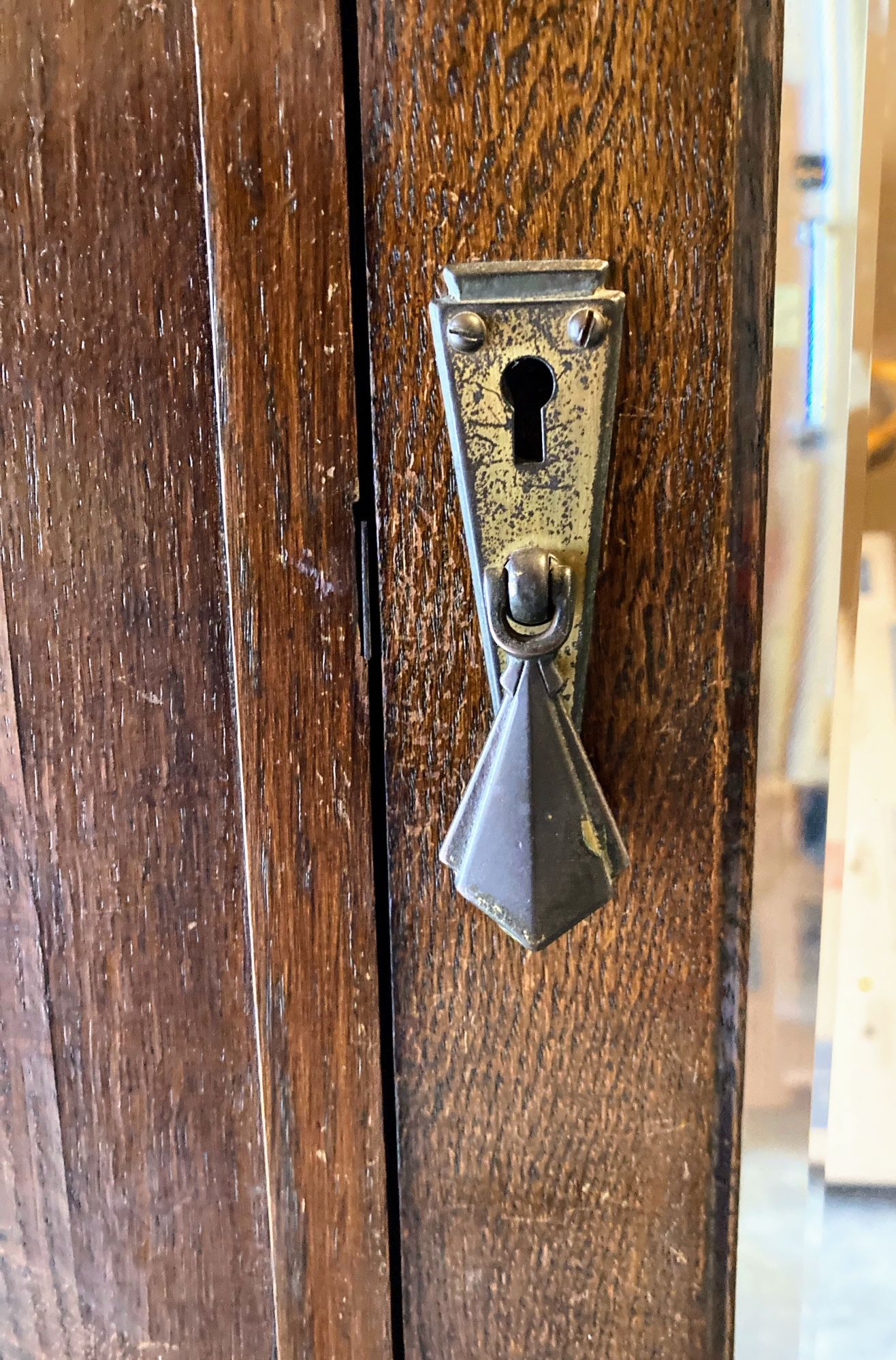 Antique Vintage Mirrored Armoire Wardrobe w Blanket Drawer for Sale in