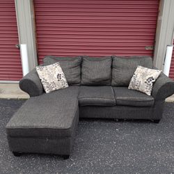 Grey 2 Peice Sectional Couch 