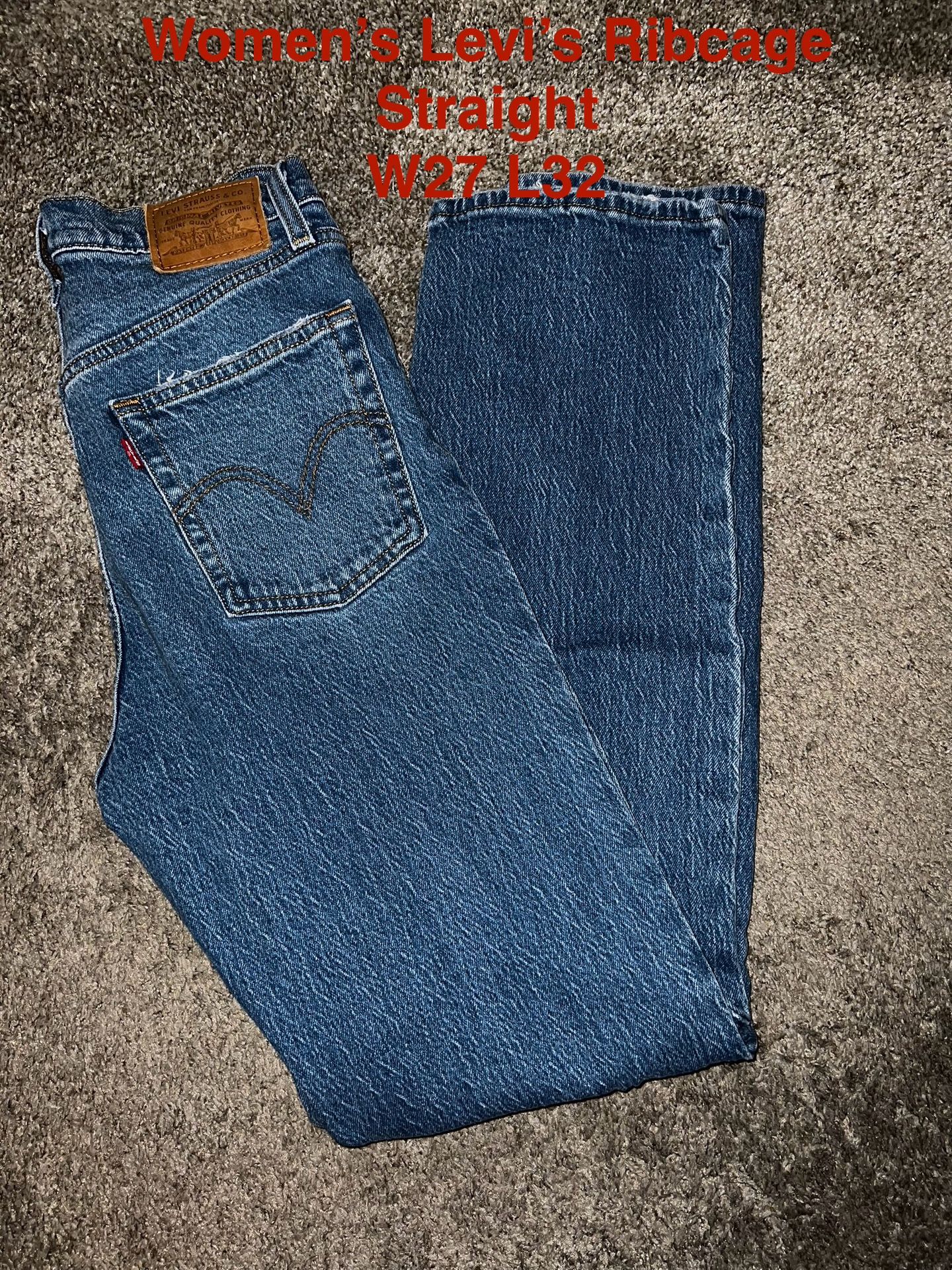 Women’s Levi’s Ribcage Straight W27 L32