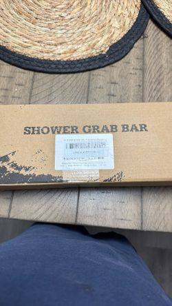 Shower grab bar