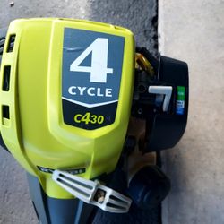 4 stroke weed eater with all attachments.
