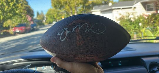 Joe Montana signed football