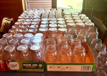 Quart sized canning jars - 101x