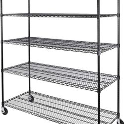 Heavy Duty NSF Solid Steel Wire Rack Storage Unit Organizer