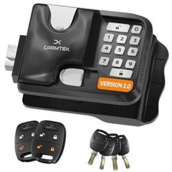 RV Keyless Entry Lock 10 Digits V2.0 w/ Fobs & Keys - Fits 3.75" x 2.75" Locks