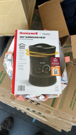 Honeywell 360 Degree Surround HHF360V 1500W Fan Forced Heater - Slate Gray
