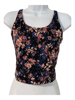 Floral workout tank size S like new condition