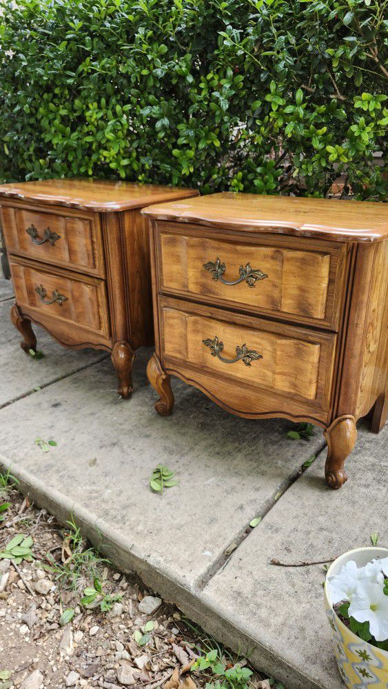 French Provincial Nightstands 
