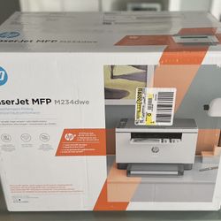 HP LaserJet M234dwe Monochrome Multifunction Laser Printer - Model 6GW99E – NEW