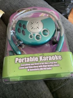 Vintage Portable Karaoke .