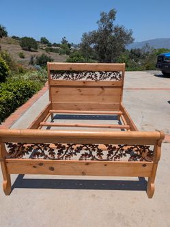 Queen bed frame