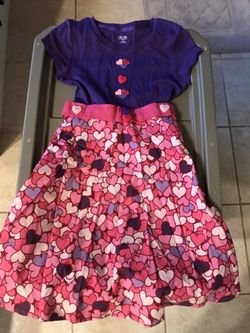 New Cherokee Girls Heart Dress size M