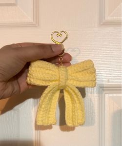 Crochet Bow Keychains