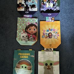 Character Reusable Tote Bags, 8x3x7 in., 2 bags per pack, $1.25 ea pack