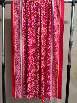 Linen chunri print dupatta/shawl