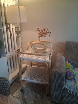 Fancy decorative food cart