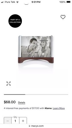 New In Box, Nambe 5x7 Picture Frame