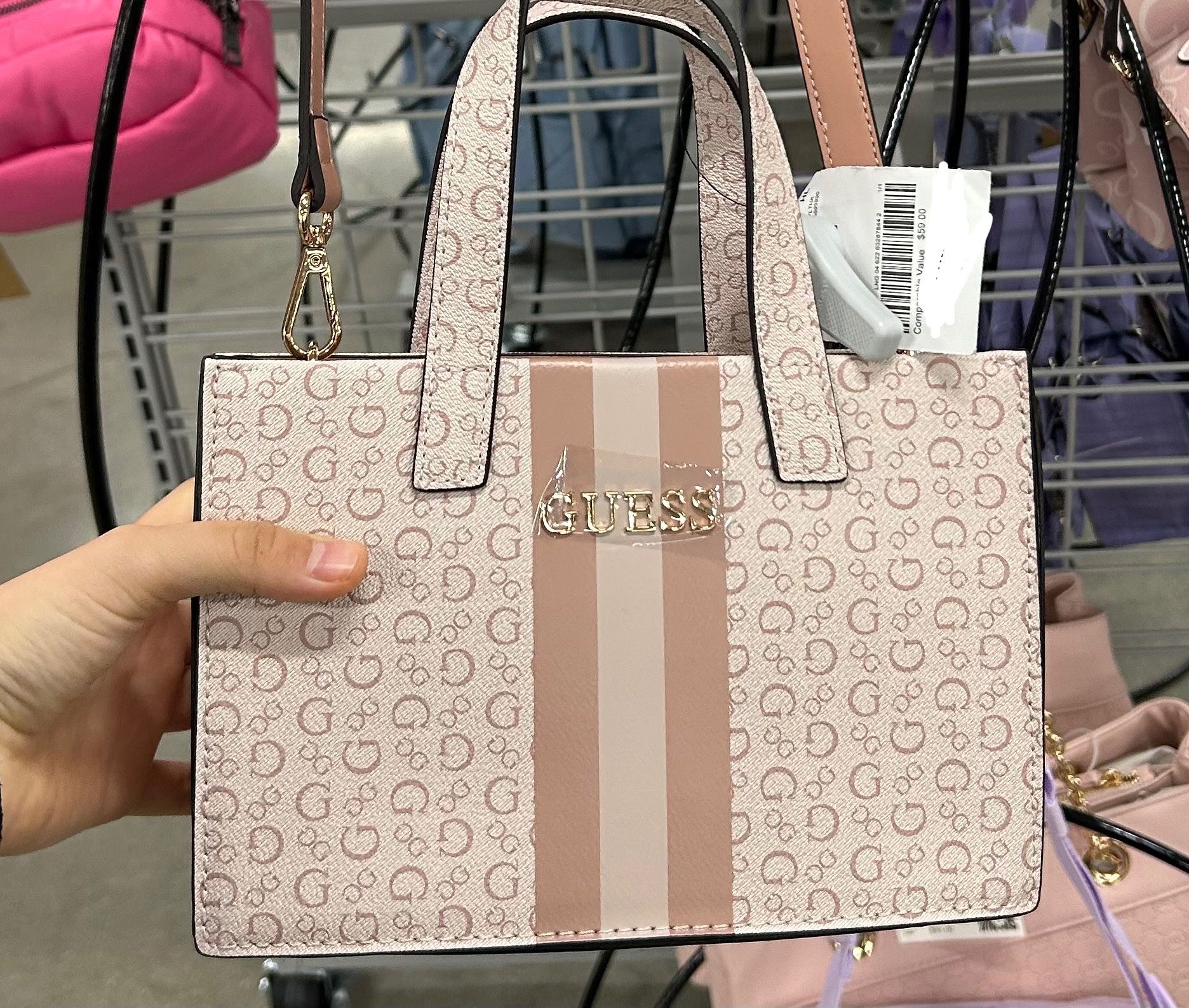 Guess Pink Shoulder Bag💗