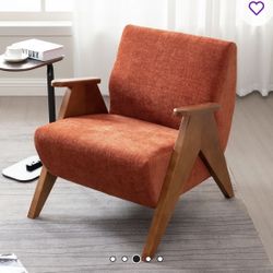 Kyajah 27.5” Wide Armchair W/ Solid Wood Legs