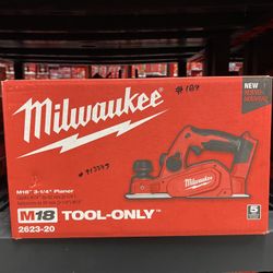 Milwaukee M18 3-1/4” Planer