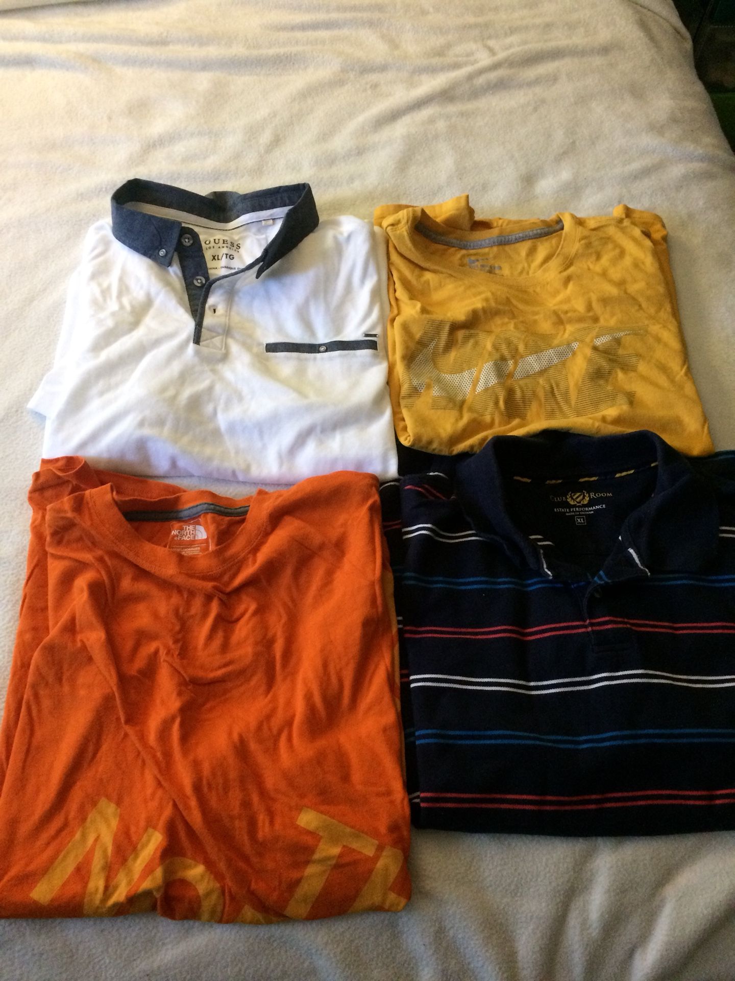 $0 Free. 4 men's shirts XL. Free. $0