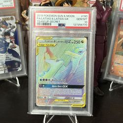 2019 POKEMON SUN & MOON TEAM UP | SECRETFULL ART/ LATIAS & LATIOS GX 190