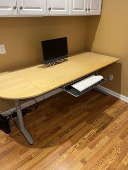 IKEA 7 Ft Long Desk Computer Table