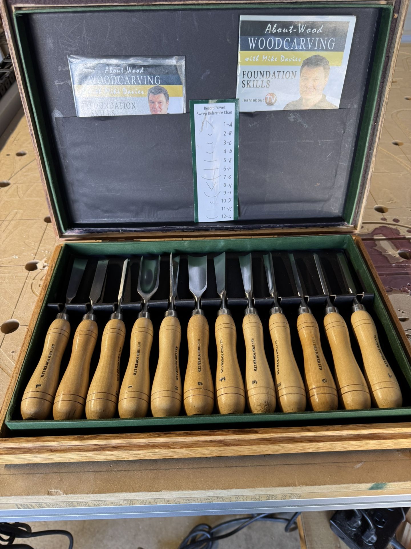 Record Power LTD Wood Carving Set