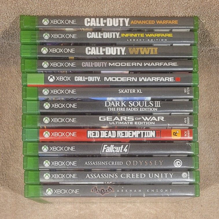 LARGE SELECTION of XBOX VIDEO GAMES on DISK * CHK OUT ALL 4 PICS MICROSOFT XB1 ONE SERIES X DISC