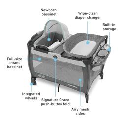 Graco Pack And Play Close To Baby Bassinet 