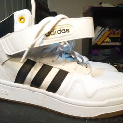 SIZE 10.5 Adidas POST MOVE white Gold Metallic 