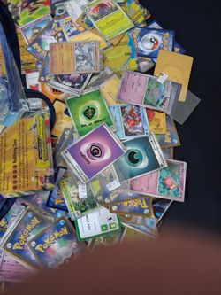 Pokemon miscellaneous cards don't know what's wha1 t sending offer please