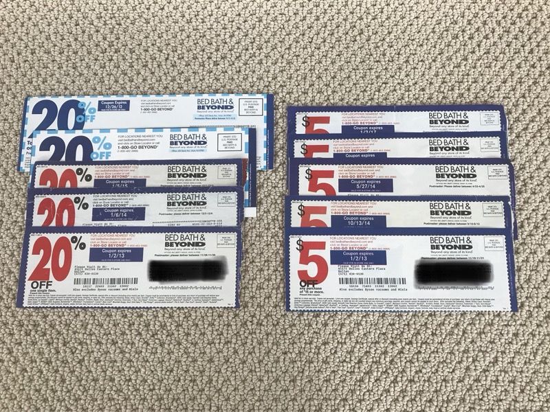 Bed bath and beyond coupons