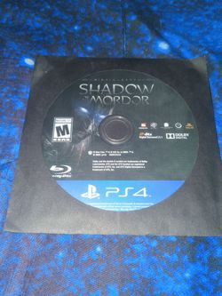 Shadow of Mordor disk PS4