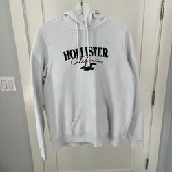 White Hollister Hoodie